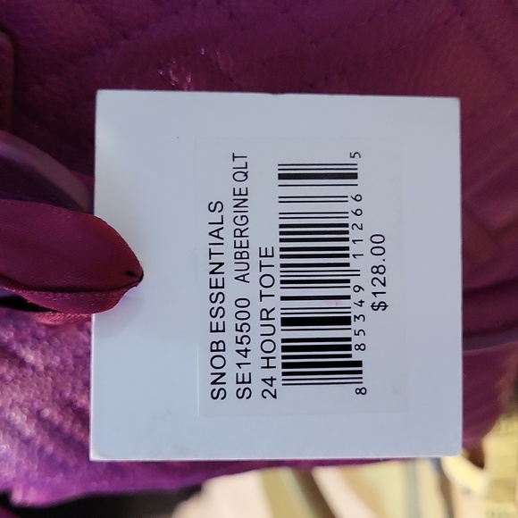 Snob Essentials Aubergine 24 Hour Tote - Picture 15 of 16